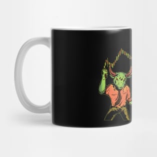 Cool Stonks Bull Holding Diamond Stock Trader Mug